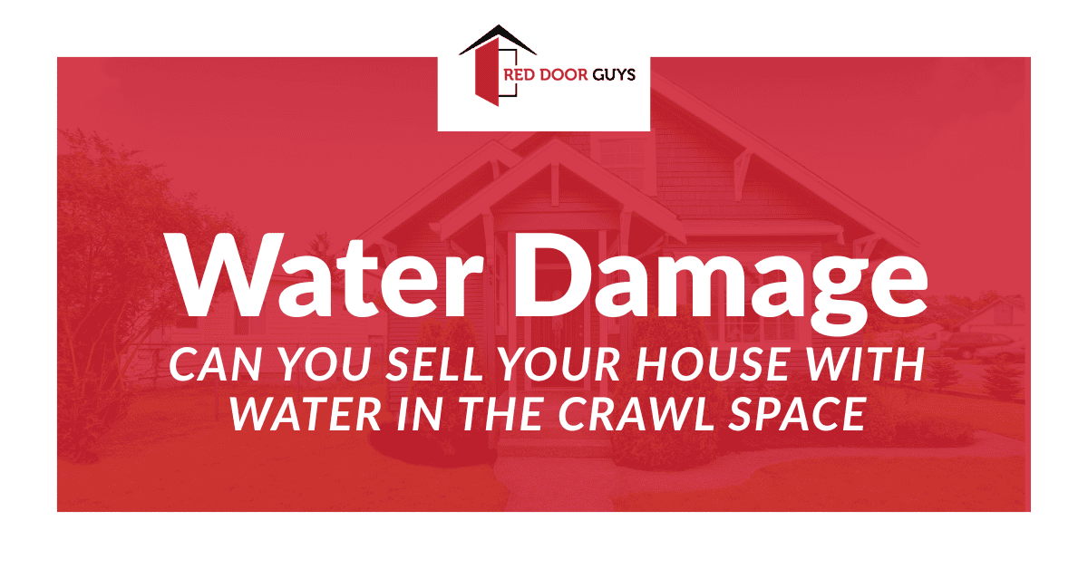 selling a house with water in the crawl space